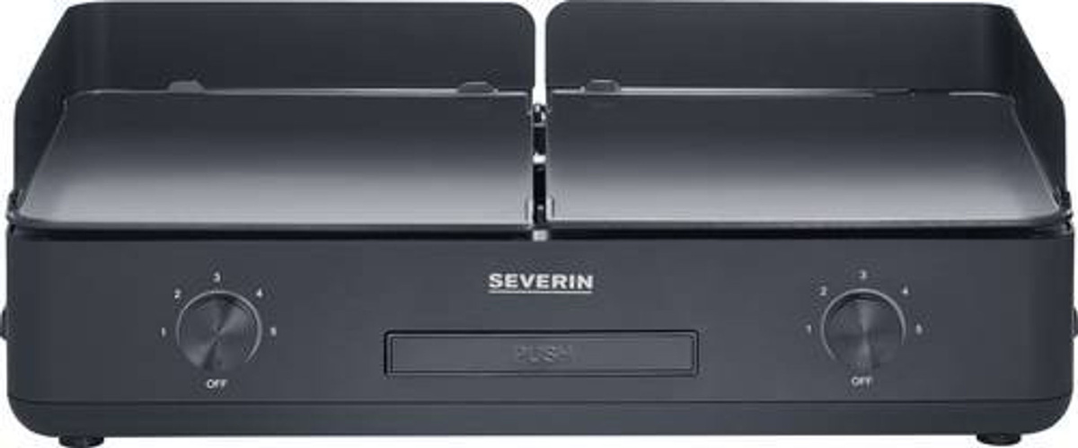 Severin 8569 Elektro Tischgrill mit 2 Grillzonen in Schwarz - Bild 3