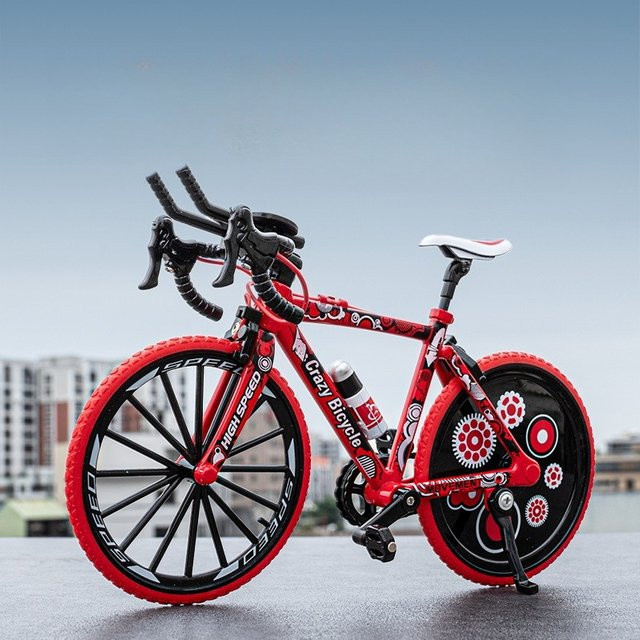KaKBeir Elbow Racing Bike, Simulationsmodell, 1:8, Metall, Gelb - Bild 1