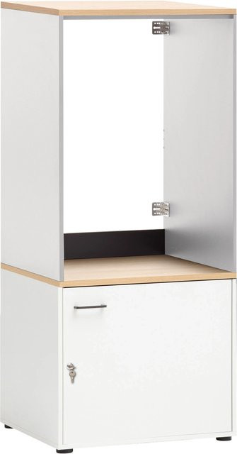Schildmeyer Waschmaschinenschrank-Set Solea 2-tlg. Weiß-Matt, B/H/T: 96 x 67,1 x 60 cm - Bild 1