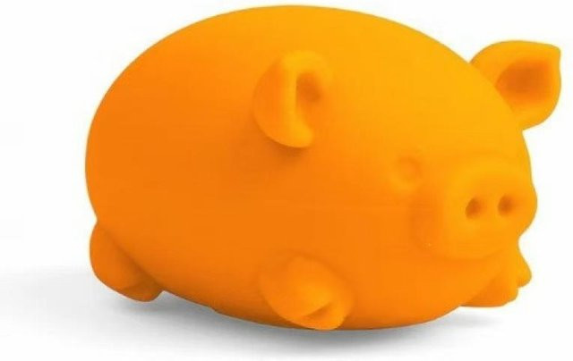 NeeDoh Grabschwein Squishy Fidget Spielzeug, licht grau - Bild 1
