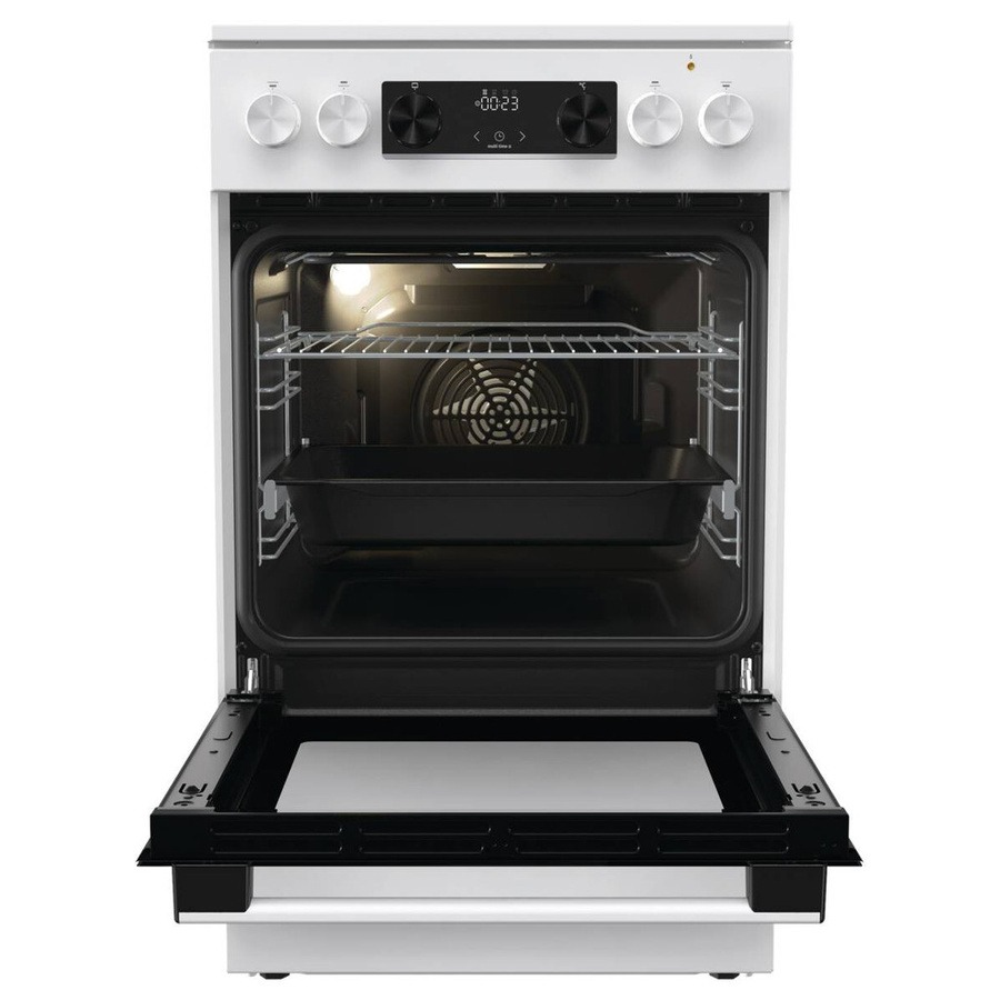 Gorenje Standherd mit Glaskeramikkochfeld in Weiß B/H/T: 50 x 85 x 59 cm - Bild 4