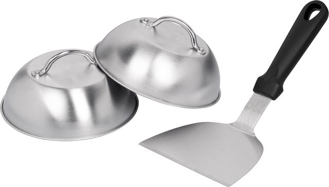 Genialo Burger-Set BBQ 3-teilig in Silber - Bild 1