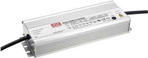 MEAN WELL HLG-320H-C3500A LED-Treiber Konstantstrom 320W 1750-3500mA 46-91V/DC Silber IP65 - Bild 1