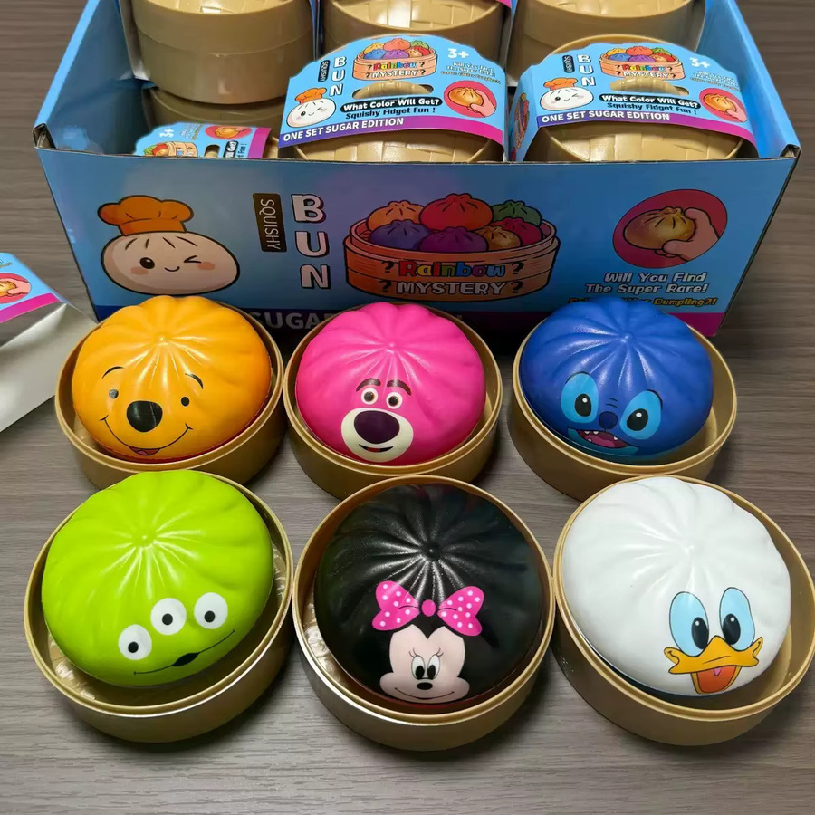 Disney Dumpling Steamer Blind Box, Squishy-Brötchen-Spielzeug, Bunt, ab 3 Jahre - Bild 5