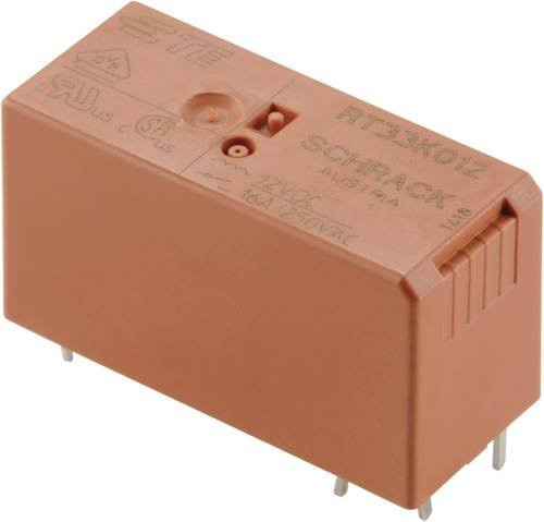 TE Connectivity RT33K012 Printrelais 12 V/DC 16A 1 Schließer in Orange - Bild 1