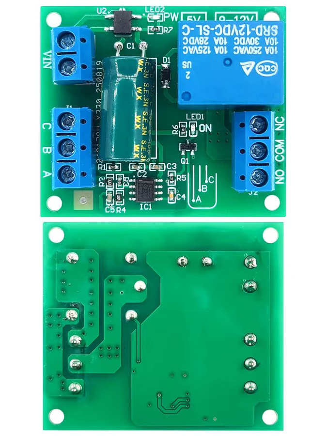UICPAL NE555 Automatisches Wasserstandskontrollschaltermodul als Wasserpumpen- und Entwässerungsregler für 5 V und 12 V mit Wasser-Deficit-Schutz - Bild 2