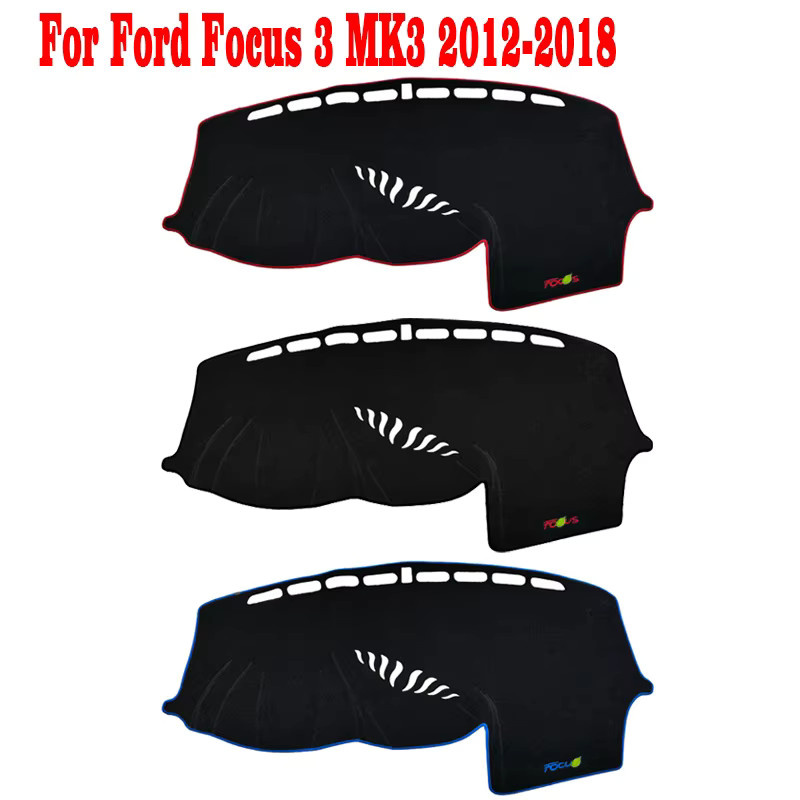 Armaturenbrett Abdeckmatte chelumei für Ford Focus 3 MK3 2012-2018 in Schwarz - Bild 4