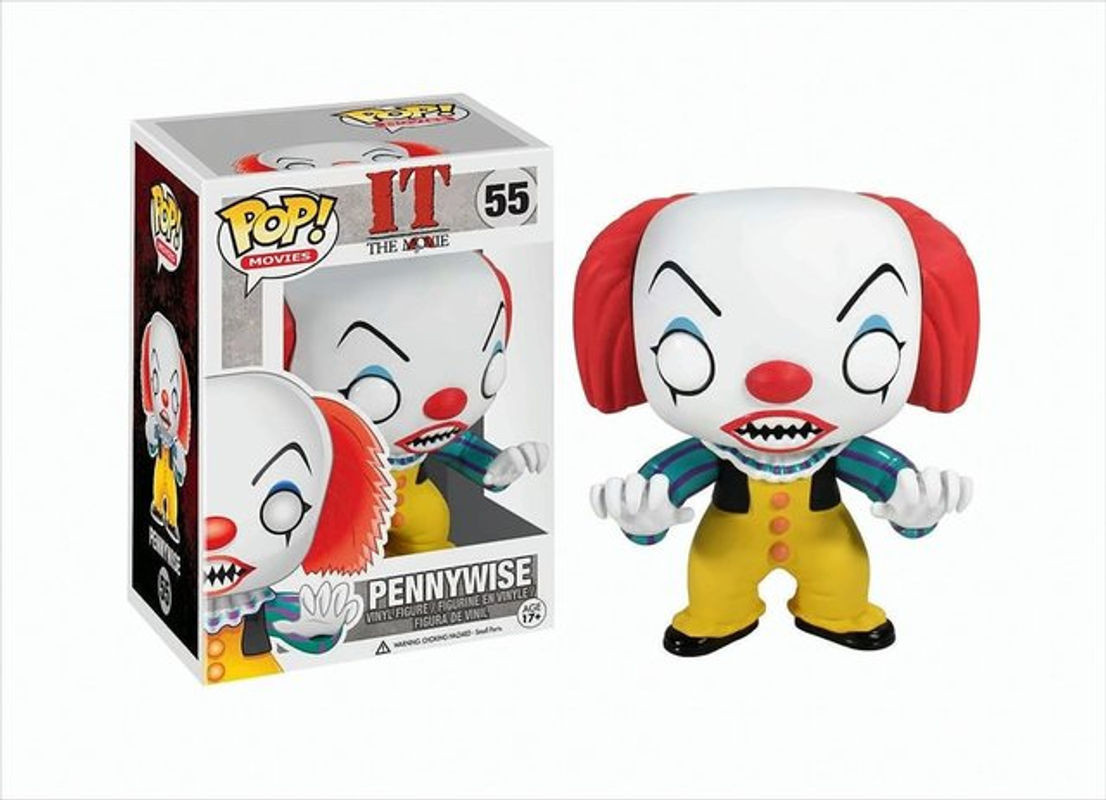 Funko Pop Pennywise aus Es als mehrfarbige Dekorationsfigur aus Kunststoff, Höhe: 10 cm - Bild 1