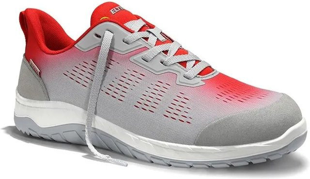 Elten Sicherheitshalbschuh Luan Grey Red Low ESD S1PS Größe 36 - Bild 1