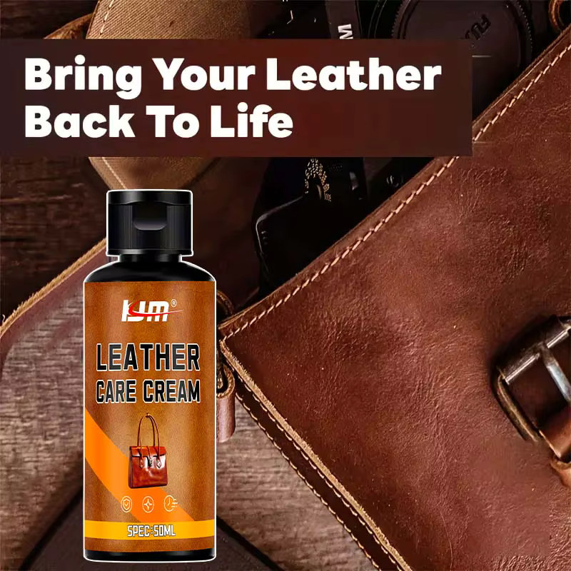 LJM Lederpflegecreme zur Lederrestaurierung und Politur für Sofas, Autositze und Taschen - Bild 2