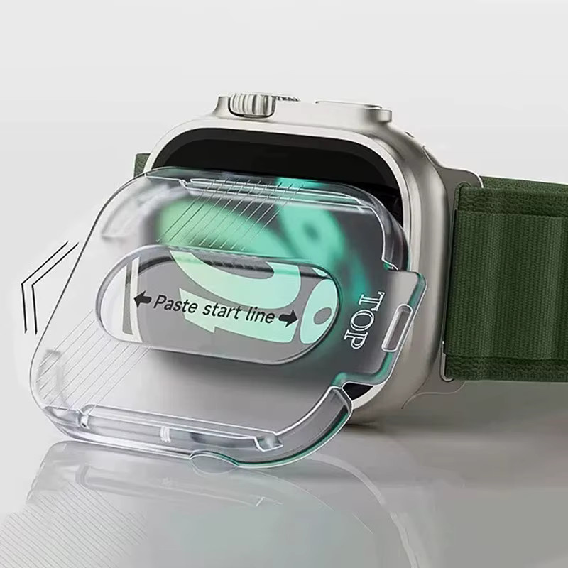 Apple Displayschutzfolie gehärtetes Glas, Apple Watch Ultra 2 49 mm - Bild 5