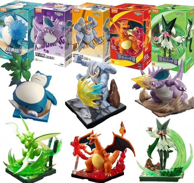 Blokees Pokémon Pikachu Eevee Charizard Bausteine Spielzeug - Bild 1