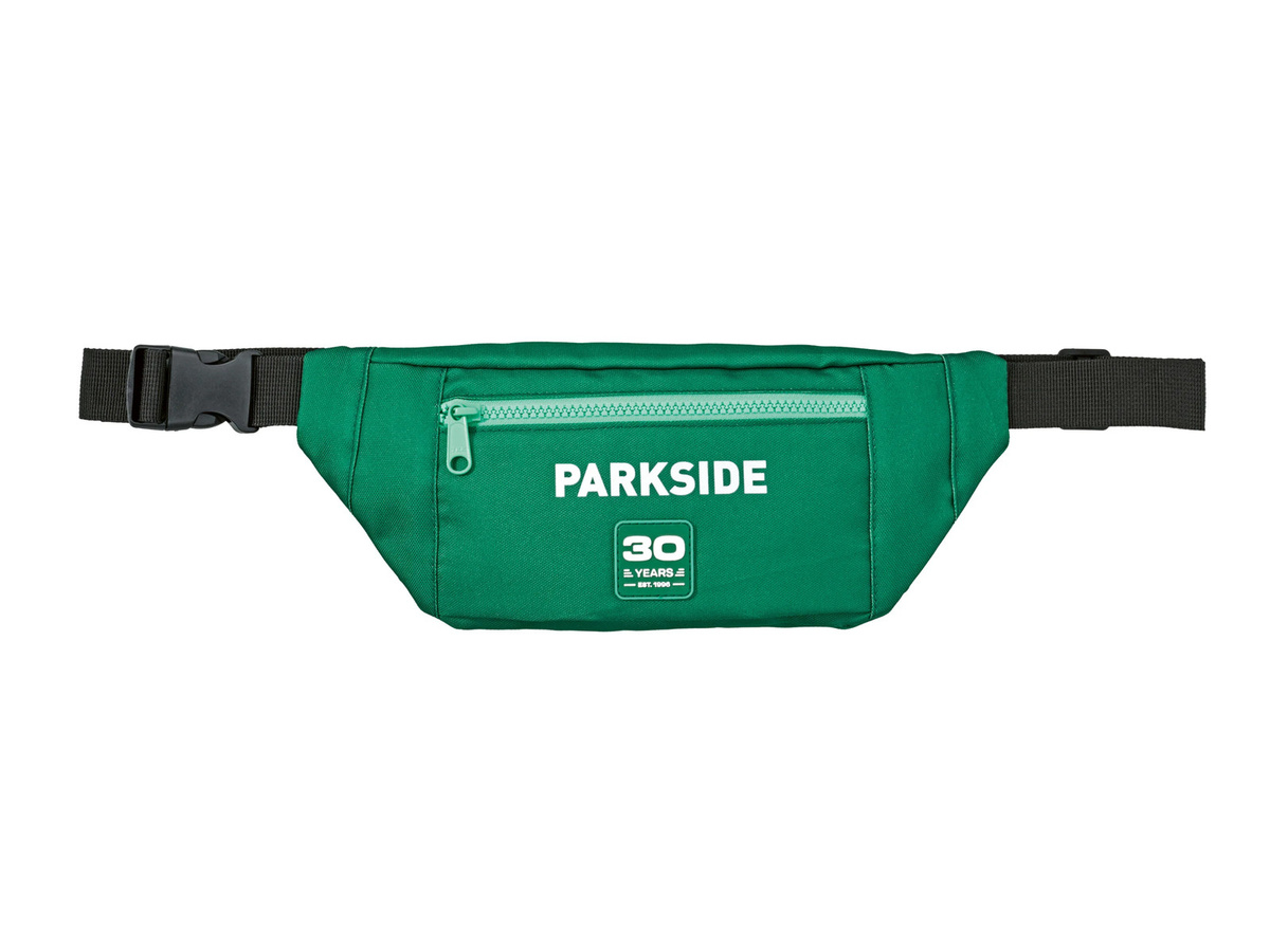 PARKSIDE Bauchtasche Fan Edition mit Reisverschluss in Grün und Schwarz aus Polyester - Bild 2
