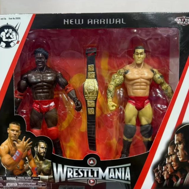Bandai WWE Wrestlemania Wrestler Actionfiguren, PVC-Statue - Bild 1