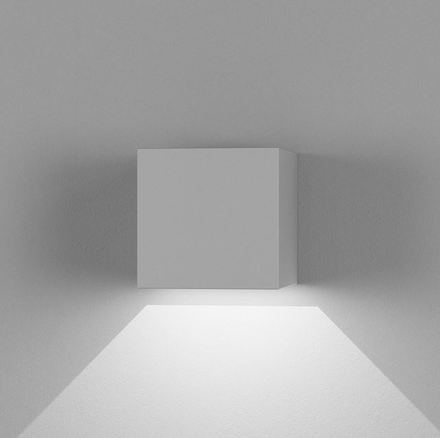DLS Lighting Secret Down LED-Wandleuchte in Grau aus Aluminium mit IP54 Schutzart - Bild 1