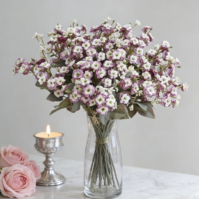 HUAFENFEN Seidenrose als künstliche Blume für die Dekoration von Tisch, Hochzeit und Garten - Bild 1