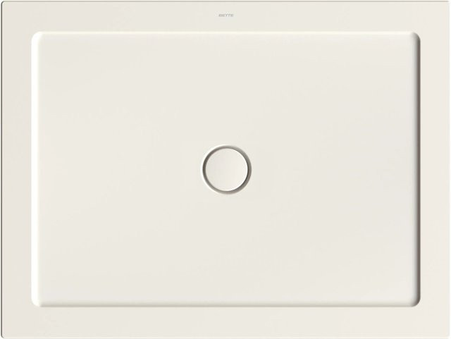Bette Duschwanne Stage Extraflach Rechteck aus Stahl-Email aus Weiß oder Beige B/B: 120 x 90 cm - Bild 1
