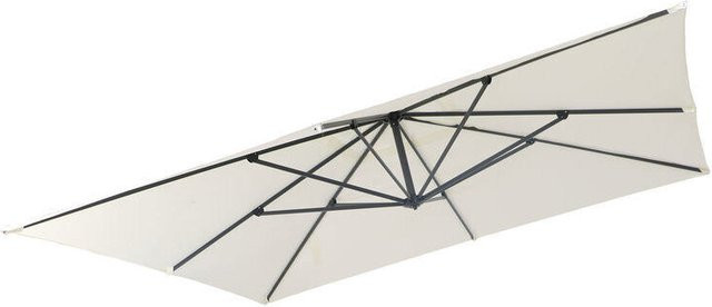 OUTFLEXX Ersatzdach für Ampelschirme aus Polyester in Creme, B/B/B: 350 x 350 x 350 cm - Bild 1