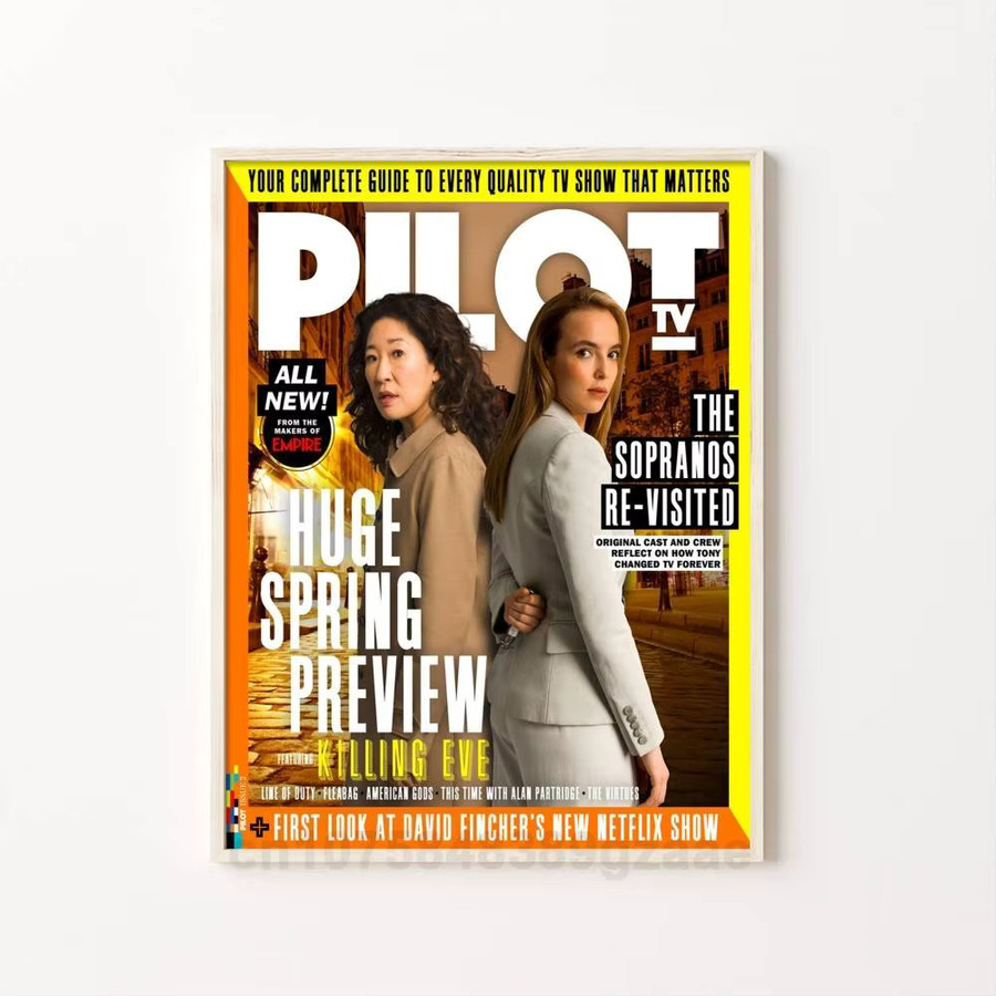 Killing Eve Poster Wandkunstaufkleber Mehrfarbig - Bild 7