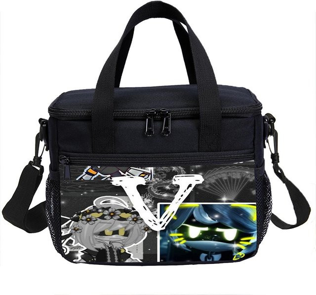 Fancy Style Studio Isolierte Lunchtasche für die Schule, Wiederverwendbare Bento-Essensbehälter Tasche in Schwarz - Bild 1