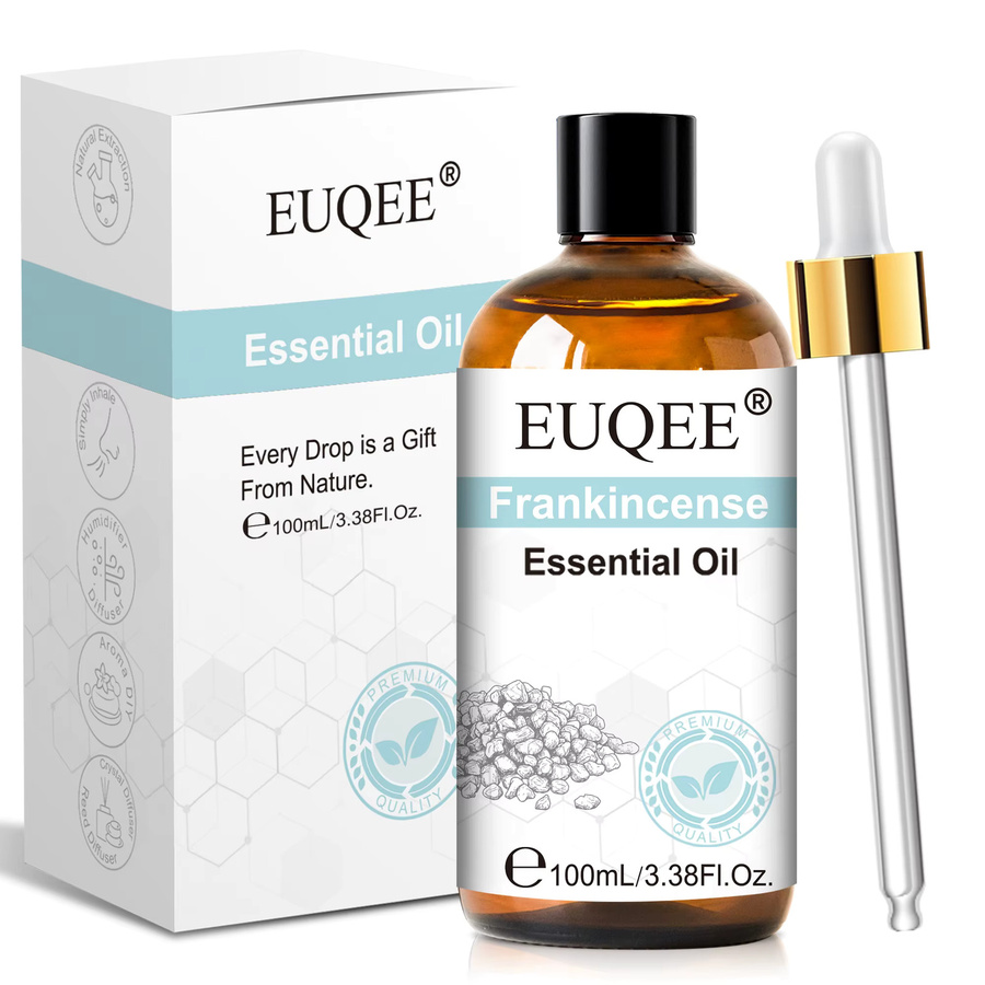Euqee Ätherisches Öl Weihrauch Zitronengras Citronella, 10ml/100ml - Bild 2