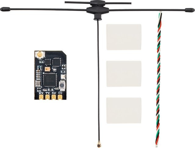 Radiomaster XR1 2,4 GHz Sub-G 900 MHz Dualband Semtech LR1121 Transceiver Nano Multi-Frequenz ExpressLRS Empfänger in Schwarz - Bild 1