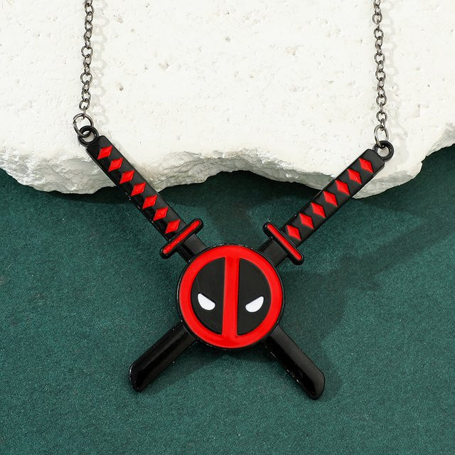TAKARA TOMY Deadpool Superhelden-Anhänger-Halskette, Unisex - Bild 1