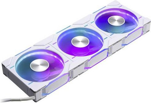 Phanteks D30 PWM Reverse Airflow D-RGB PC-Gehäuse-Lüfter Weiß B/H/T: 120 x 120 x 30 mm - Bild 1
