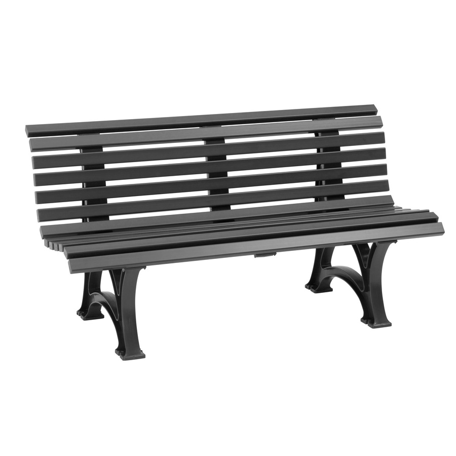Blome-Tillmann 3er-Bank Helgoland Gartenbank aus Kunststoff in Graphitgrau, B/T/H: 150 x 64 x 80 cm - Bild 2