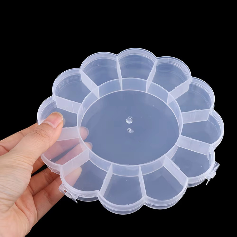 Schmuckbox Sonnenblumen Form, Kunststoff, transparent, Unisex - Bild 5