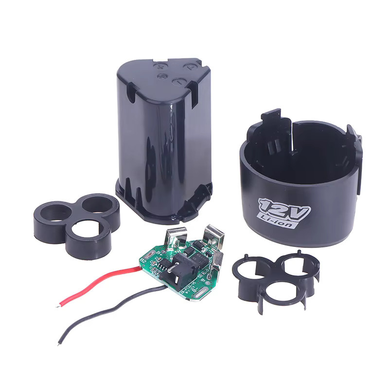 BMS 18650 Lithium-Ionen Akku-Schutzschaltung 3S 12V DC für elektrische Werkzeuge in Schwarz - Bild 2