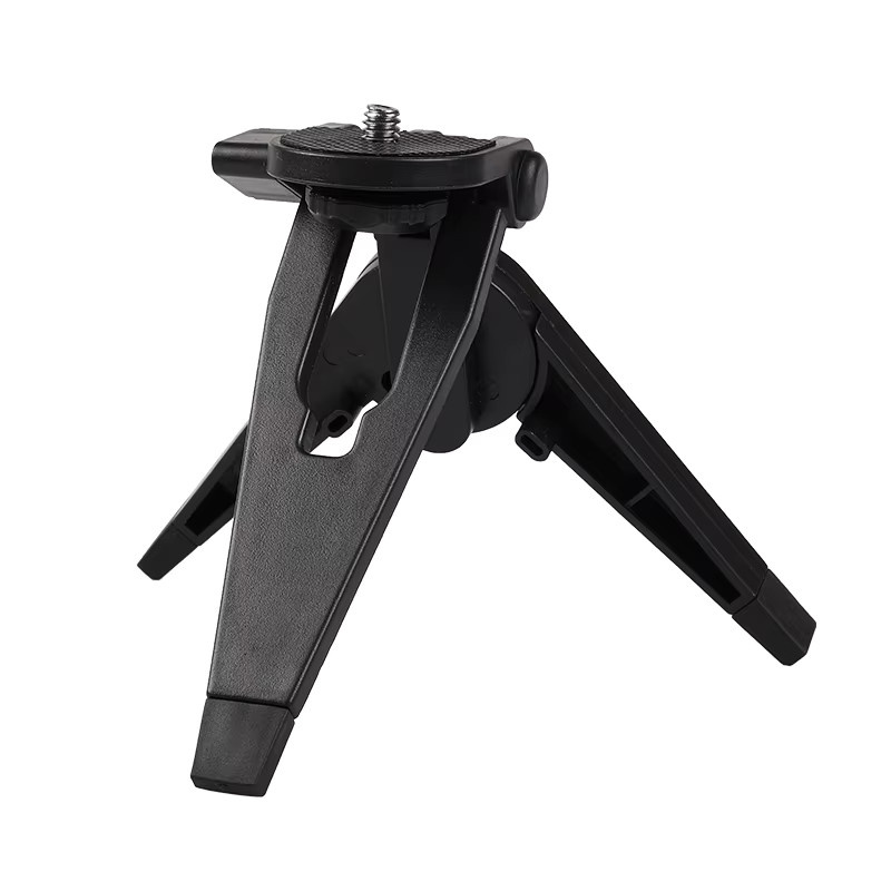 Ynniwa Stativ aus Kunststoff mit 1/4 Zoll Schraube als Handy Kamera Mount Adapter und Stabilisator in Schwarz - Bild 2