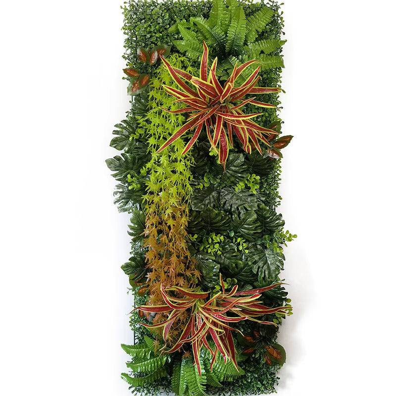 AISHANGFANSI Künstliches Rasen-Panel zur Wandmontage in Grün für Hochzeitsdekoration und Wohnzimmer Hintergrund, B: 120 cm, H: 120 cm, T: 40 cm - Bild 1