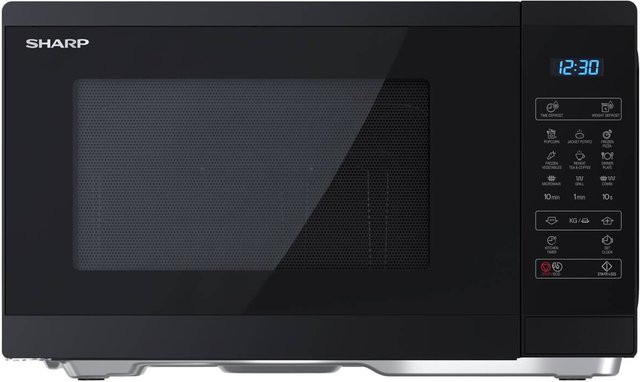 Sharp Mikrowelle mit Grill YC-MG252AE-B in Schwarz, B/H/T: 47,2 x 28 x 34,5 cm - Bild 1