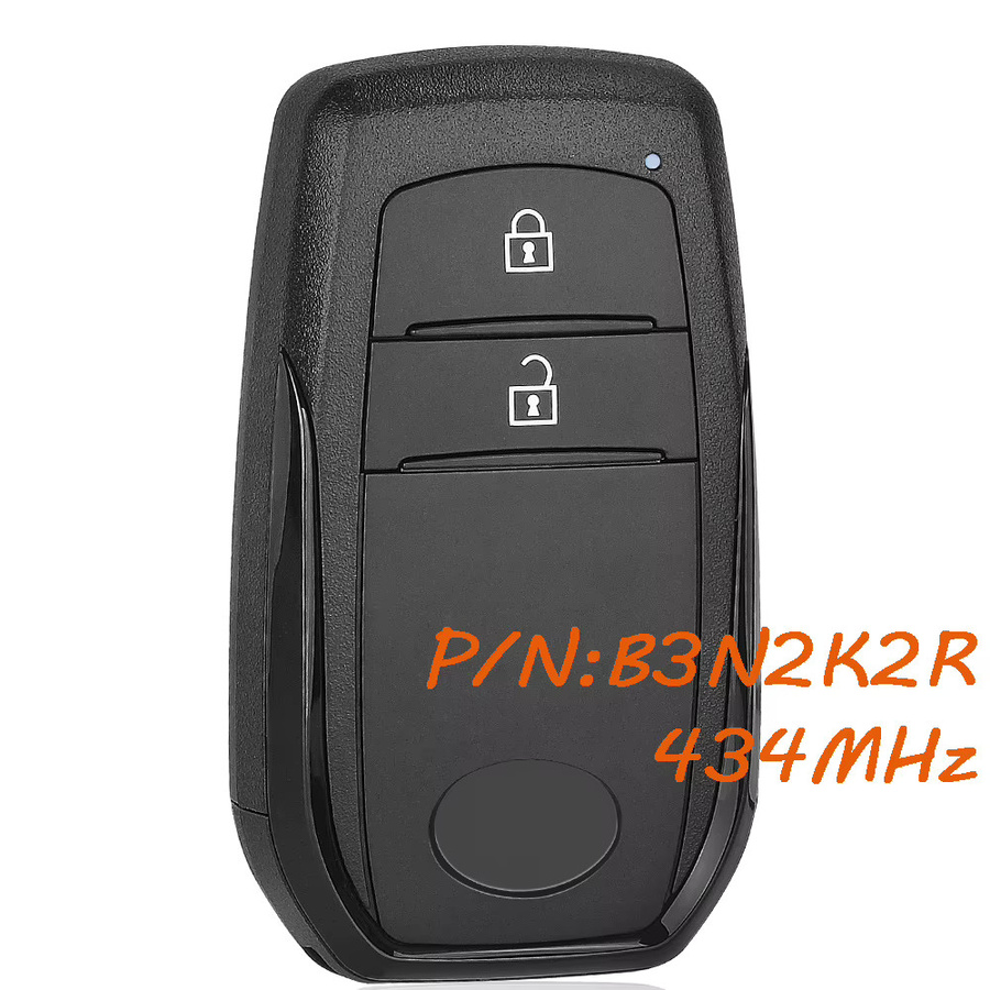 DIYKEY Smart Remote Key Fob für Toyota Land Cruiser 2022 2023 2024, 434 MHz, PAGE1 BA 8A Chip, Schwarz - Bild 5