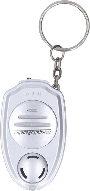 KONNWEI Ultraschall Mückenabwehr Mini Silber – Elektronische Insektenabwehr mit Schlüsselanhänger, strahlungsfrei und geräuschlos - Bild 1