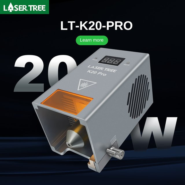 LASERBAUM Optischer Laserkopf mit Luftunterstützung und TTL-Blaulichtmodul für Laser-DIY-Schneidgravurwerkzeuge - Bild 1