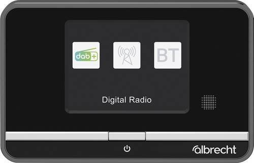Albrecht DR 521 Tischradio mit DAB+, UKW, Bluetooth und AUX in Schwarz inklusive Fernbedienung und Weckfunktion - Bild 1