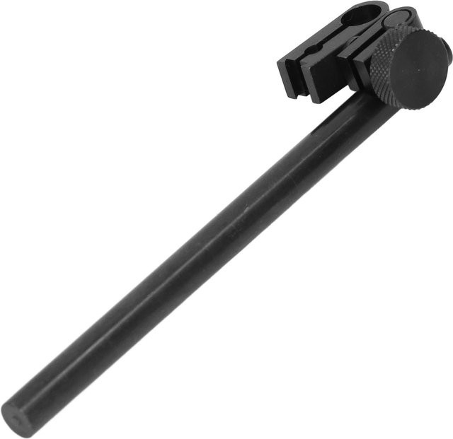 Qiilu Messuhrhalter aus Aluminiumlegierung mit schwenkbarer Schwalbenschwanzklemme in Schwarz - Bild 1