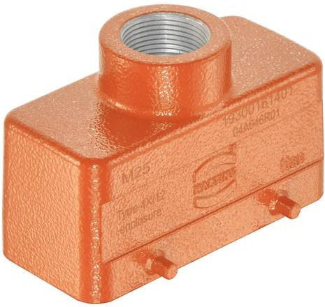 HARTING Tüllengehäuse aus Aluminium in Orange 19 30 016 1401 - Bild 1