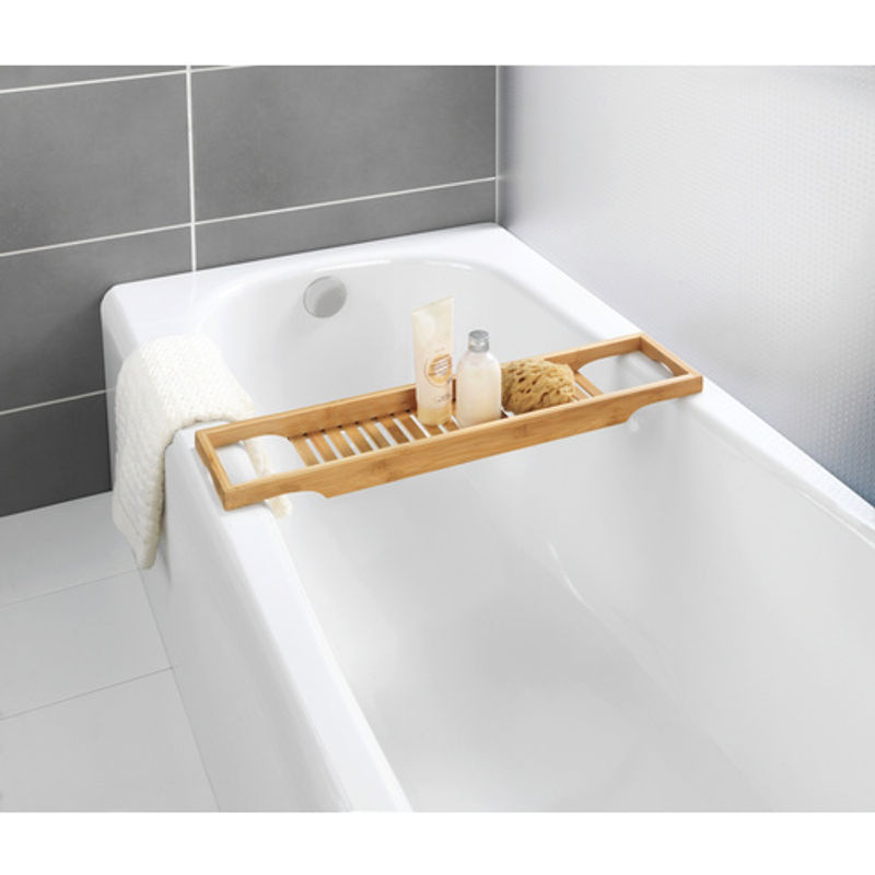 WENKO Badewannenablage Bambusa aus Bambus in Braun, B/H/T: 70 x 15 x 16 cm - Bild 2