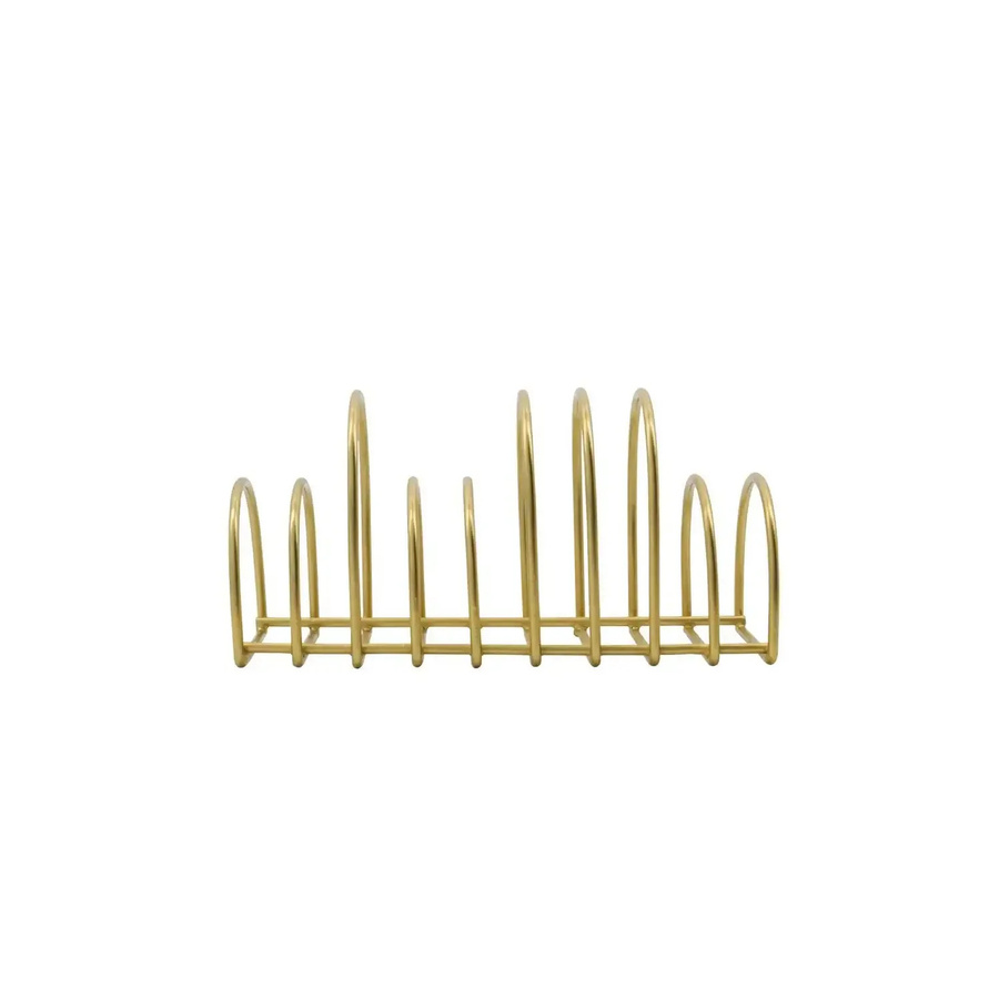 House Doctor Organizer Pampi aus Metall in Gold, B/T/H: 24 x 12 x 10 cm - Bild 1