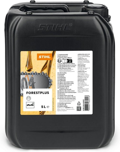 Stihl Sägekettenhaftöl ForestPlus in Orange-Grau für Professionals - Bild 1