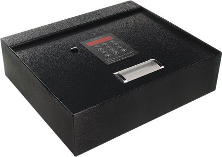 Rottner Schubladentresor Coverchest mit Elektronikschloss, anthrazit, Stahl, B: 40 cm, H: 11 cm, T: 35 cm - Bild 1