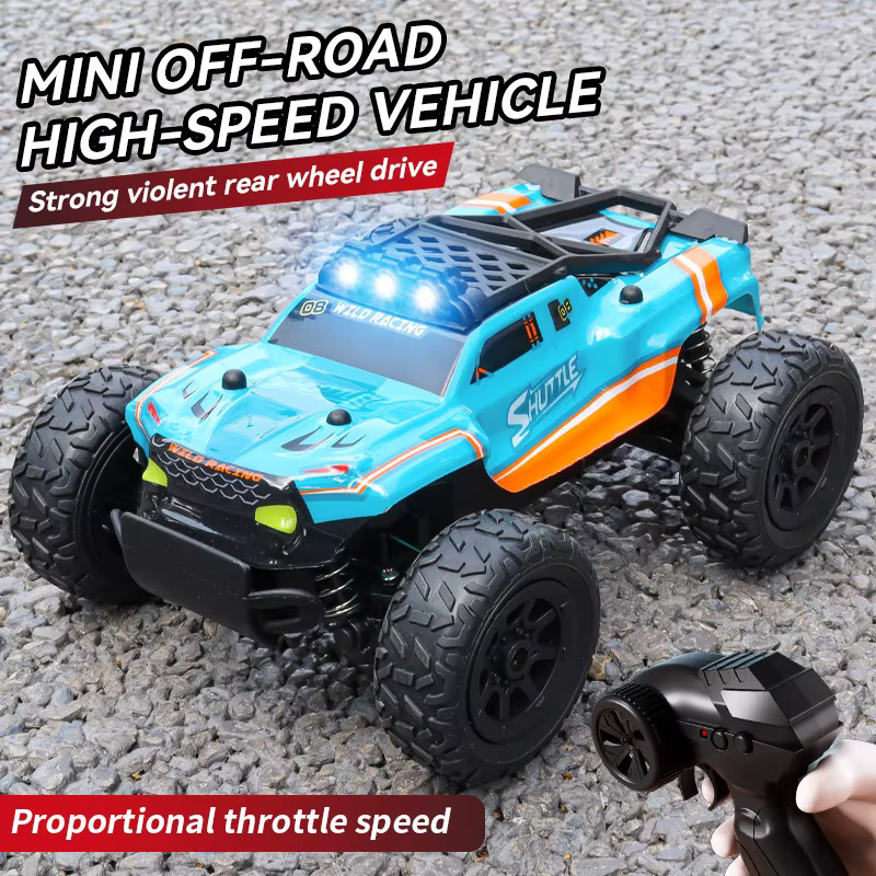 JJRC Mini-Hochgeschwindigkeits-RC-Drift-Rennwagen, Geländewagen, 1:32, mit LED-Leuchten - Bild 4