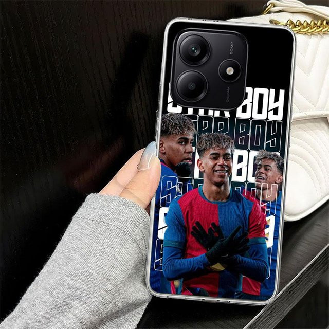L-Lamine Y-Yamal 19 Silikon Handyhülle für Xiaomi Redmi Note 14 13 12 11 Pro Plus und weitere Modelle, Multicolor - Bild 1
