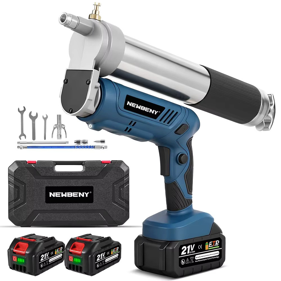 NewBeny Elektrische Fettpresse Hochdruck Blau für Makita 21V Akku zur Fahrzeugschmierung und Wartung - Bild 7