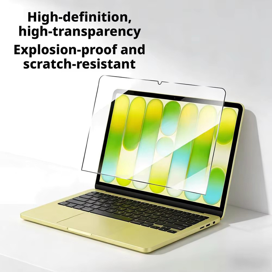 Displayschutzfolie aus gehärtetem Glas für Apple MacBook Neo 13 Zoll, transparent, HD-klar und kratzfest - Bild 3