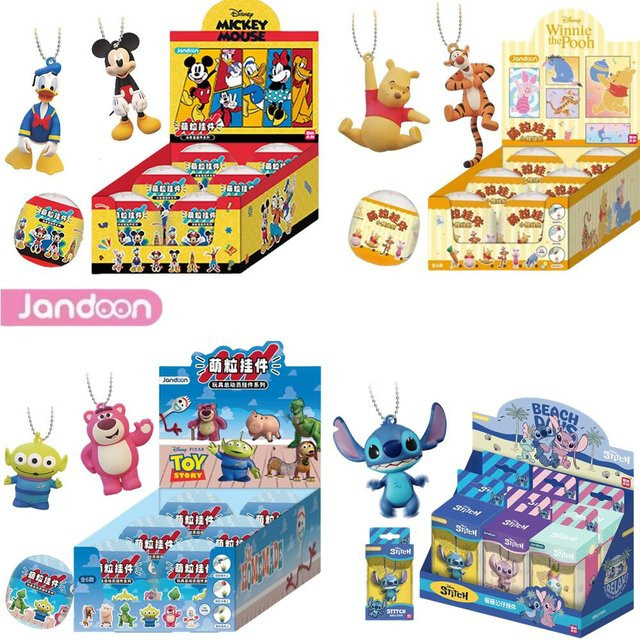 Disney Lilo & Stitch, Toy Story, Winnie-the-Pooh, Mickey Mouse, Anime Puppe Mini Blind Box Anhänger - Bild 1