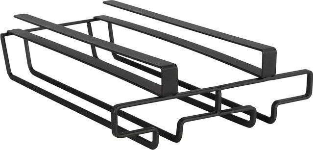 Wenko Schrankeinsatz Gläserhalter in Schwarz für 6 Gläser - Bild 1